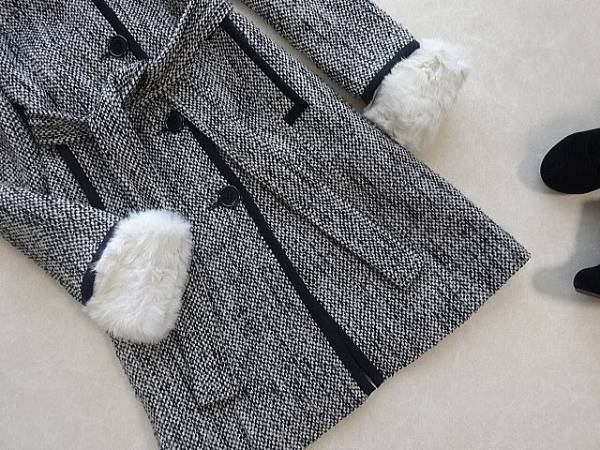 courreges 21クレージュ21◇上品♪ツイードデザインコート 38 【公式通販】
