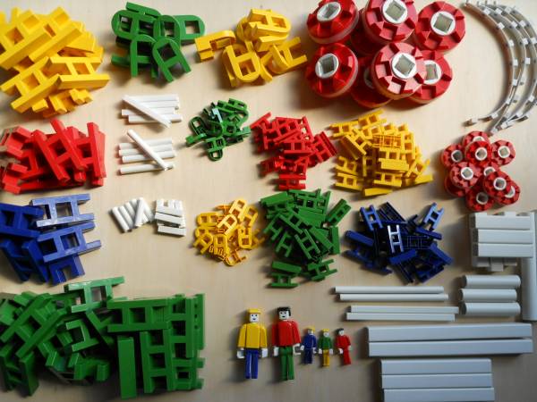 ブックローン リブロック 作例集付 パーツ多数有 手洗済 欠品有