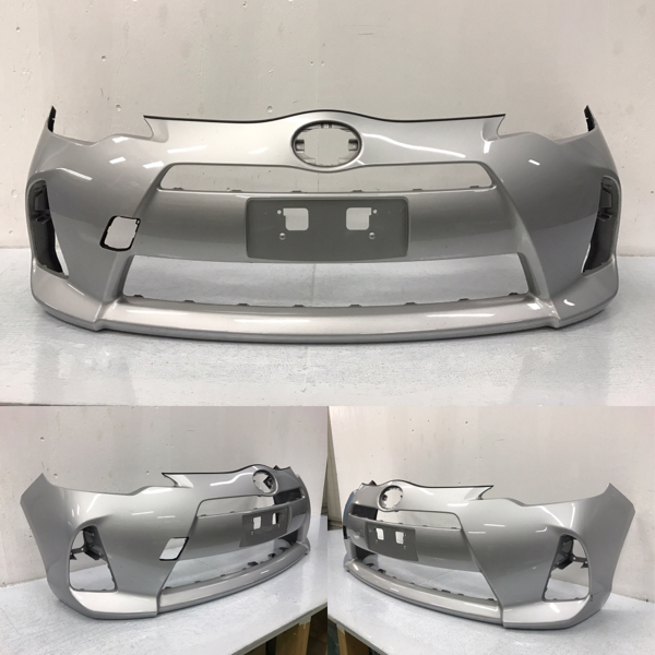 アクア NHP10 前期 フロントバンパー 52119-52620 1F7 穴無し