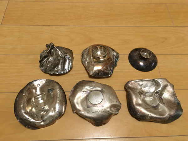純銀 SILVER1000 銀杯 ジャンク 530グラム 潰し つぶし