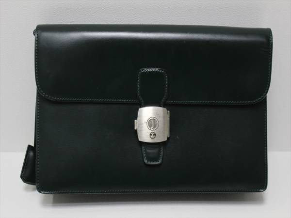 正規良品【ダンヒル】鍵付きセカンドバック　本革　メンズ　C528