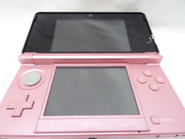 中古】任天堂 NINTENDO 3DS ミスティピンク A完動品3DS本体SDカード