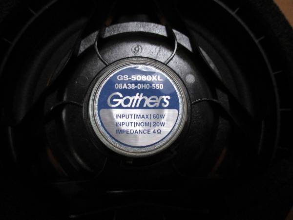 GS-5060XL ホンダ(純正)(ホンダジュンセイ)のスピーカーの口コミ 17cm