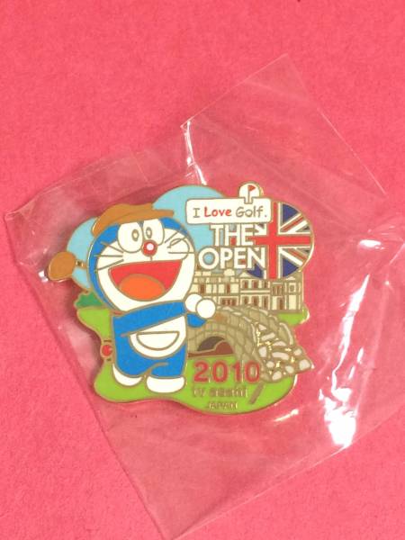 2010 全英オープン ゴルフ ピンバッジ ドラえもん テレビ朝日