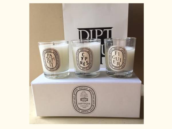 【未使用】Diptyque ミニキャンドル 3個セット 210g diptyque＊ディプティック ミニキャンドル 3種セット diptyque