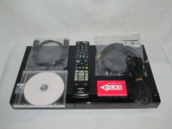 SHARP BD-S520 ブルーレイレコーダー リモコン 取説 B-CAS HDMI 【公式