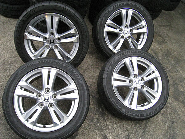 ホンダ純正 CR-Z 16x6J 195/55R16 中古タイヤホイール 4本