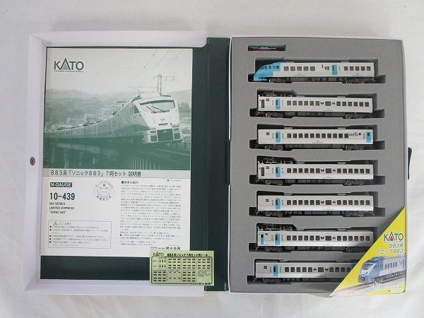 動確KATO 10-439 883系ソニック883 7両セット/特急形，N[梱0.1]