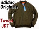 定価2万 新品 アディダス オリジナルス ツイード ジャケット 茶O