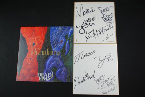 DEAD END デッドエンド⁄直筆サイン⁄ジャパメタ サイン色紙付