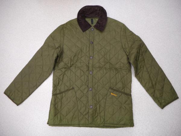 Barbour カーキ グリーン キルティング ジャケット S