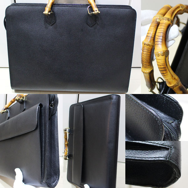 ☆年末バーゲン グッチ バンブー ビジネスバッグ ブリーフケース 書類