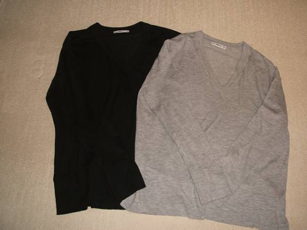 新品&美品　今季人気ZARA　V首ニット２枚セット　VERY滝沢　大草