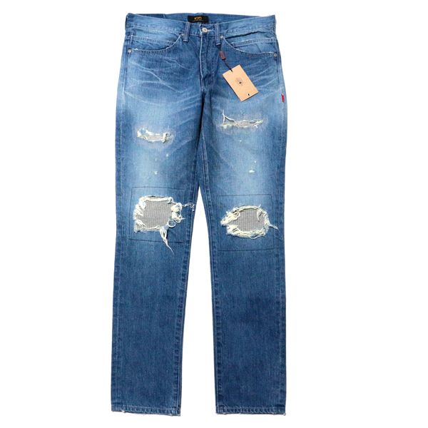16SS WTAPS BLUES VERY SKINNY TRASH デニム L n-3b ma-1 jungle