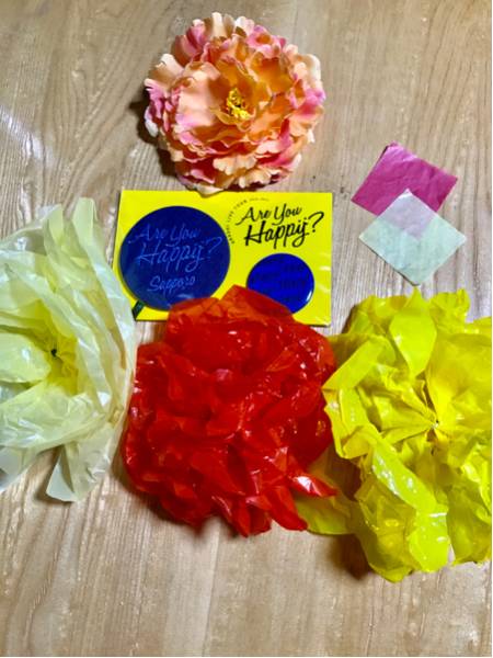 嵐 Are You Happy?2016バッジセット札幌限定青&おまけ落下物お花