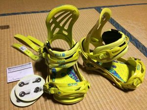 FLUX ビンディング DS30 サイズM イエロー FLUX BINDINGS（フラックス