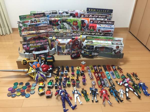 仮面ライダーおもちゃセット　クリスマスに