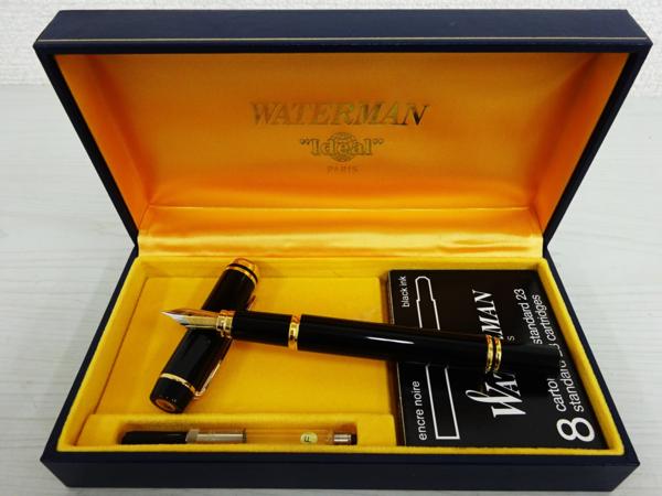 WATERMAN ウォーターマン Ideal 万年筆 F ペン先 18K 750◇c029