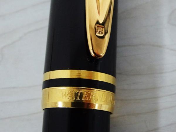 WATERMAN ウォーターマン Ideal 万年筆 F ペン先 18K 750◇c029