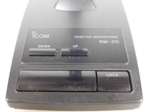 ジャンク ICOM スタンドマイク SM-20 デスクトップ マイクロフォン