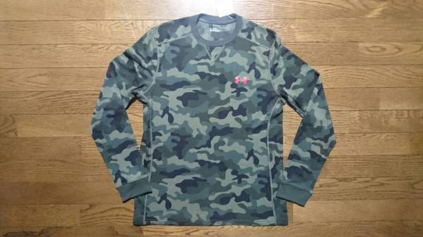 アンダーアーマー コールドギア 迷彩 サーマルクルー ロンT MD