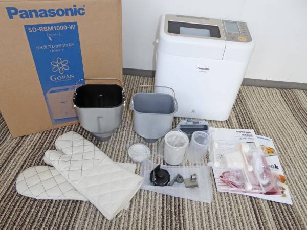 美品　Panasonic　ライスブレッドクッカ-　ゴパンSD-RBM1000