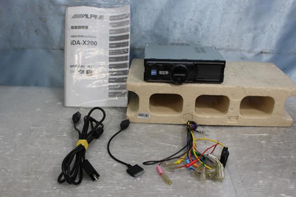 メディア ヘッド ユニット プレーヤー アルパイン iDA-X200 *12