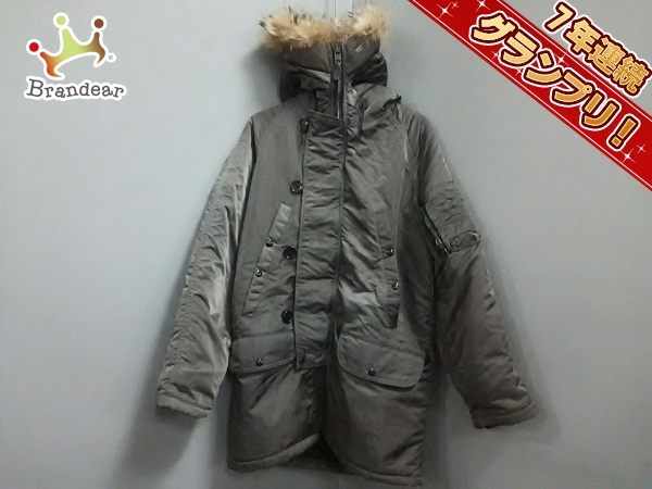 スピーワック コート 34 メンズ 美品 カーキ SPIEWAK