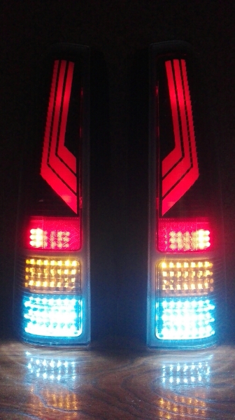 MH21ワゴンR 後期純正アクリル加工 フルLEDテール☆ 流星対応