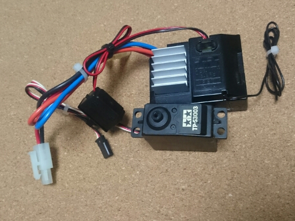 タミヤ C.P.R UNIT P-80F 受信機一体型アンプ サーボ、動作OK 【公式通販】