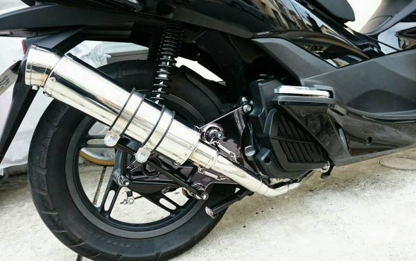 PCX125 JF28後期 JF56 ステンレス マフラー 未走行 美品♪