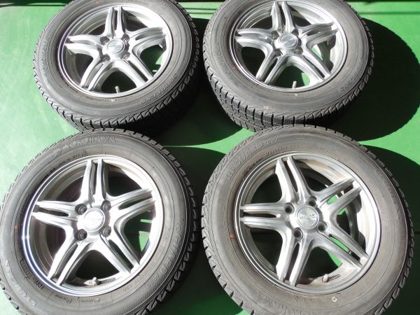 売切り! スタッドレス１７５／６５Ｒ１４ デミオ ノート等 中古