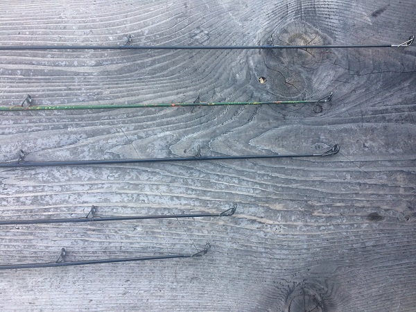 手作り　ワンピースベイトロッド　トップ用５本セット