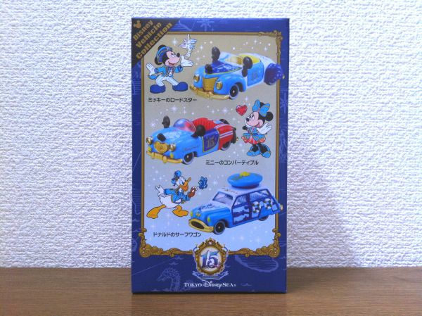 ディズニーシー15周年トミカセット ミッキー ミニー ドナルド 東京