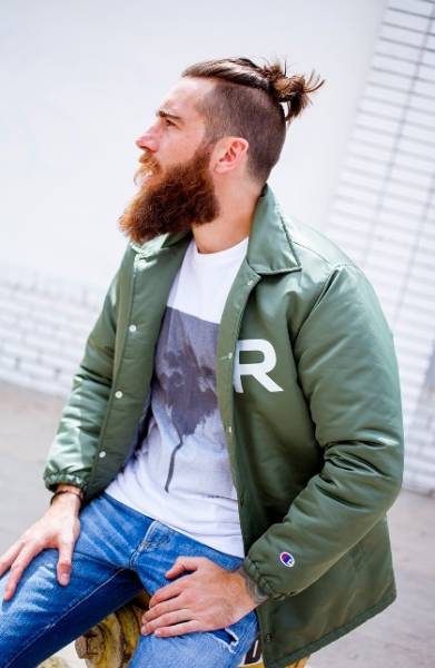 ロンハーマン RHC チャンピオン コーチジャケット M 新品カーキ