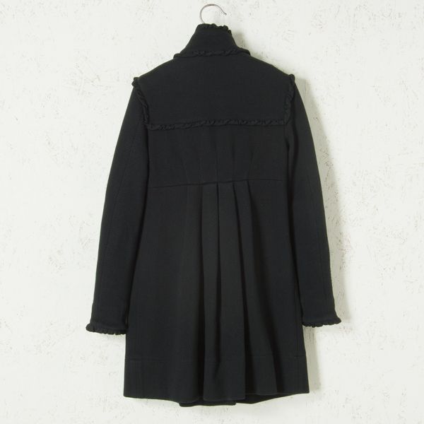 美品 DIANE VON FURSTENBERG コート ダブル 黒 2 c11a266WMN DIANE von 