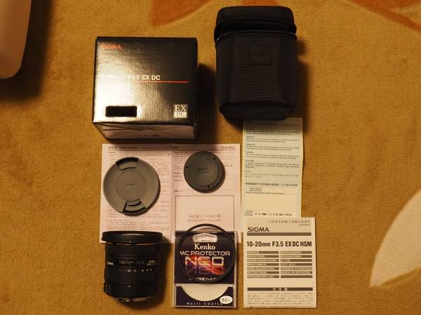 【28年10月購入】SIGMA 10-20mm F3.5 EX DC ペンタックス用