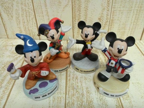 TDL15周年 ミッキー フィギュア 陶器製 ディズニー E2S2