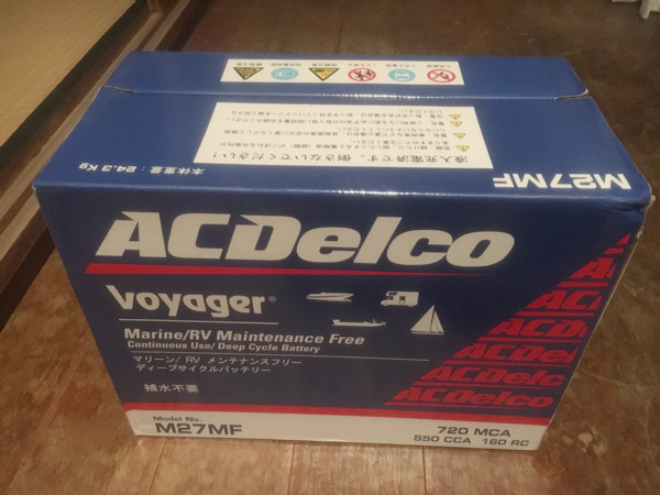【送料無料】バッテリー AC DELCO M27MF Voyager/ボイジャー