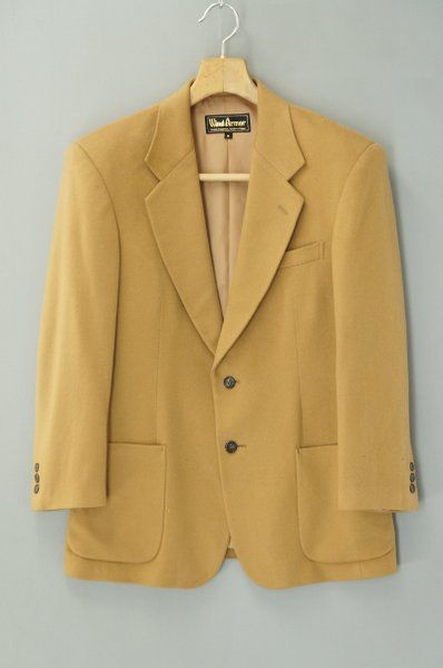 F3633*ウインドアーマー*総カシミア2ボタンジャケット