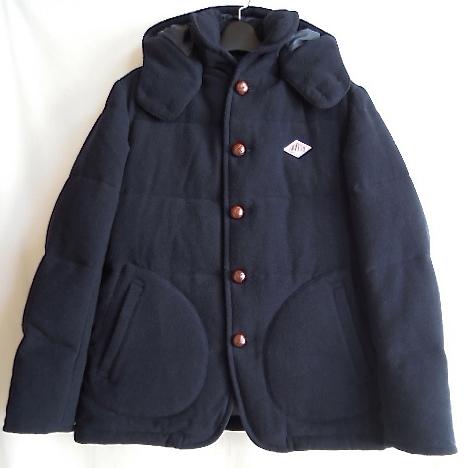 即決 BEAMS 別注DANTON ウールモッサ ダウンジャケット ダントン