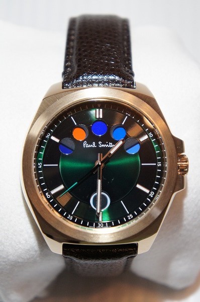 美品 正規 Paul Smith ファイブ・アイズ　腕時計 レザーバンド