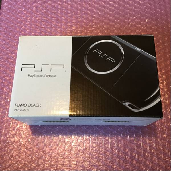 PSP-3000【美品】ブラック 本体 取説未開封 充電池新品