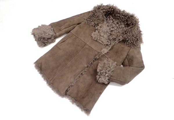 美品◆VintageDeLuxe リアルムートンジャケット48 イタリア製