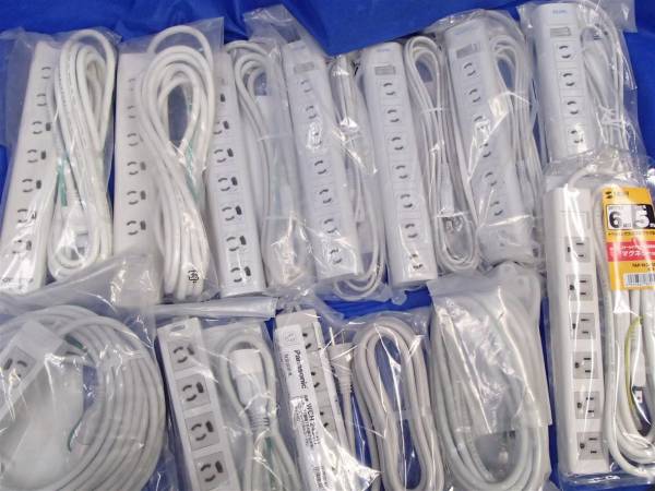 ◆サンワ・ELPA・Pana・OA電源タップ◆まとめて！12個セット！