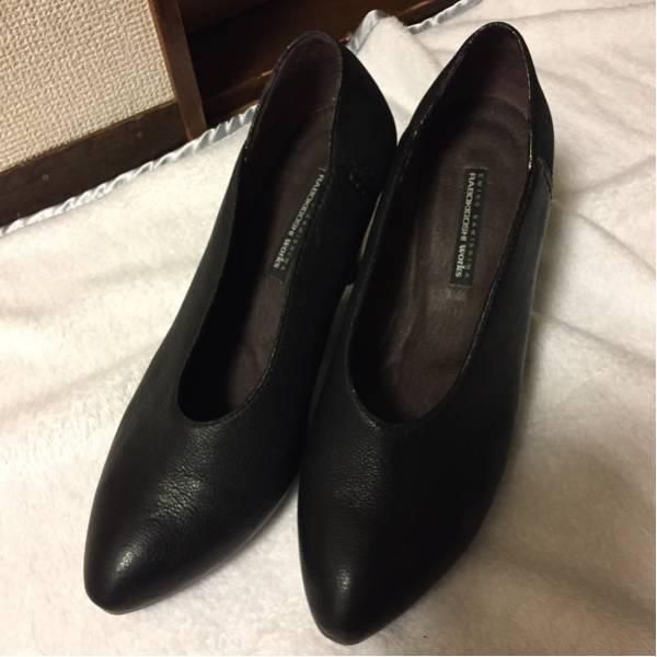 ラボキゴシ Works ワークス Vカットブーティ 24.5㎝ 黒