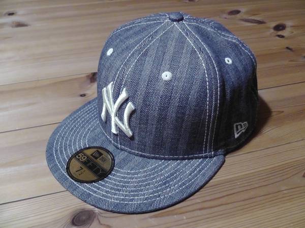 ニューエラ　ヤンキース　ヘリボーン　デニム