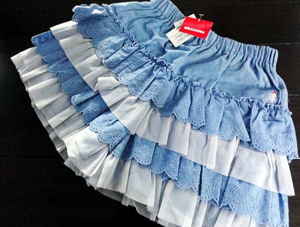 新品★140★ミキハウス★リーナ★フリル★キュロット★ダブルＢ