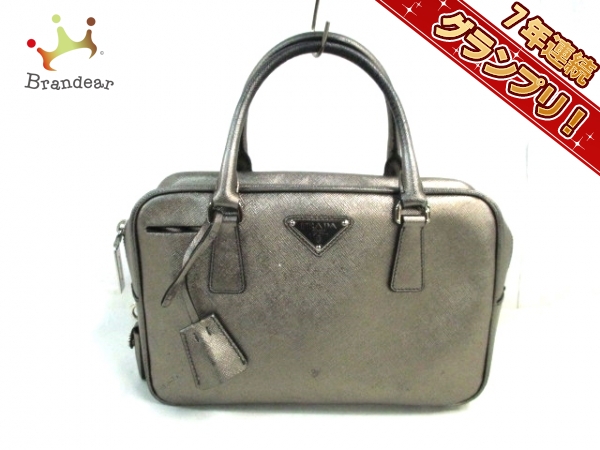 プラダ ハンドバッグ - BN1113 ブロンズ レザー PRADA