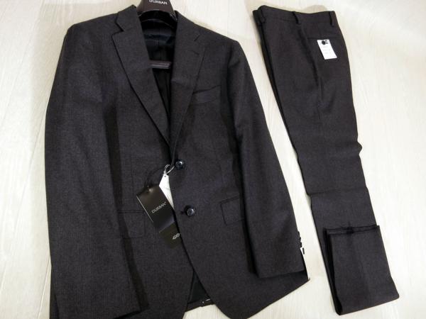 1183◆ダーバン×Zeal◆12万日本製フランネルカラーMIXスーツAB4